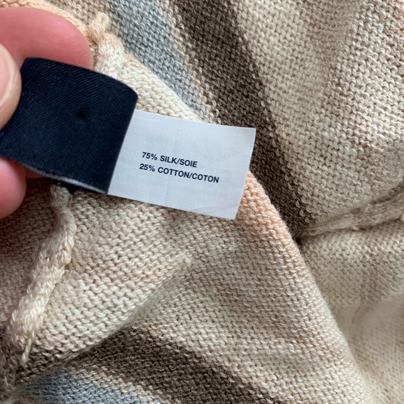 Y2k Gap Cotton/Silk Blend Poncho 🌷 - Picture 4 of 5